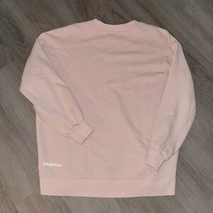 lululemon porcelain pink perfectly oversized crew